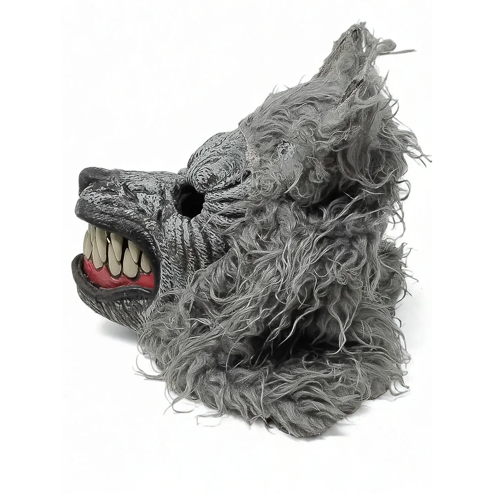 Spirit Halloween Werewolf Mask Adult Horror Prop Monster Faux Fur Cosplay Item